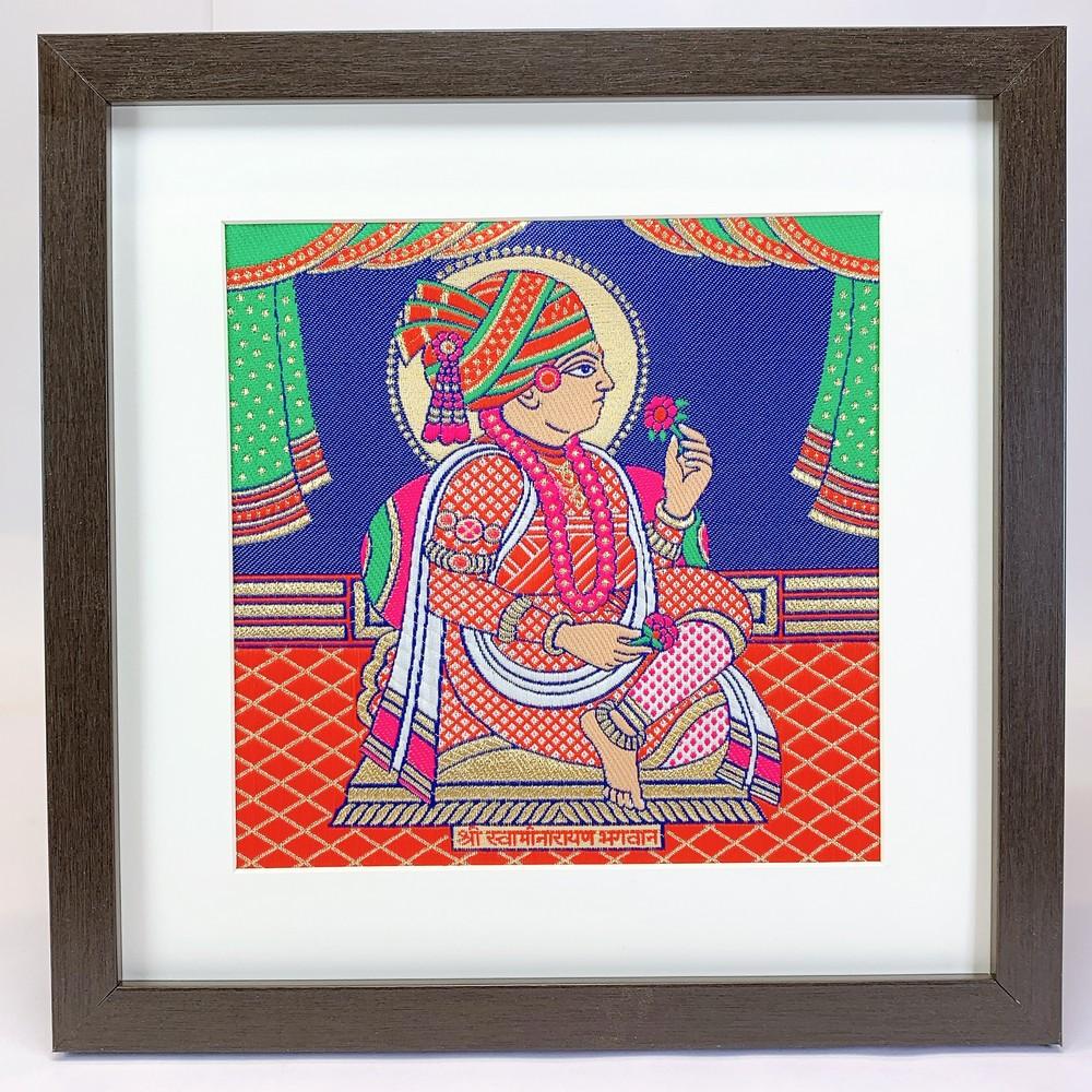 Lami Woven Swaminarayan Art Frame, view 1