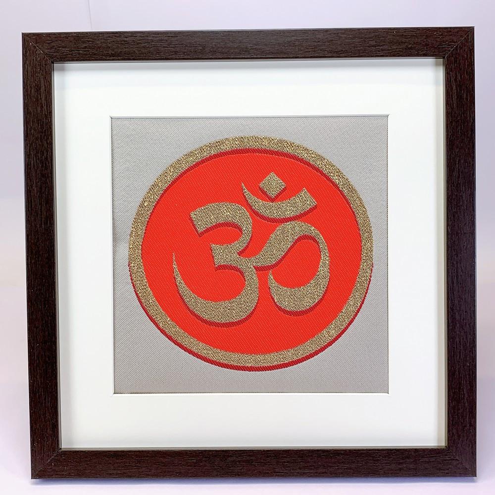 Lami Woven Om Art Frame, view 1