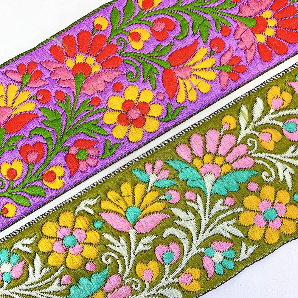 68 mm Designer Parsi Jacquard Ribbon, view 5