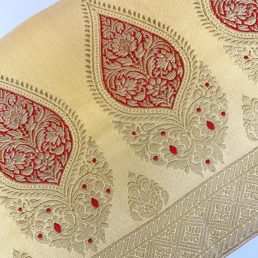 205 mm Designer Banarasi Jacquard Lace, view 7