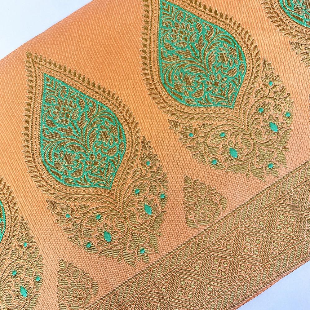 205 mm Designer Banarasi Jacquard Lace, view 9