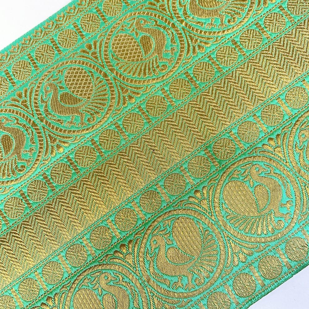 205 mm Designer Banarasi Jacquard Lace, view 9