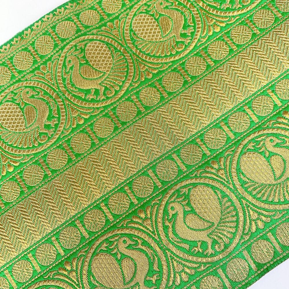 205 mm Designer Banarasi Jacquard Lace, view 17