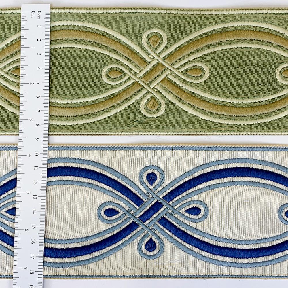 90mm Ornate Loop Design Tapestry Trim, view 4