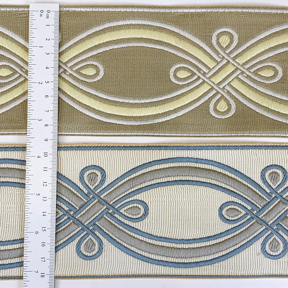 90mm Ornate Loop Design Tapestry Trim, view 2