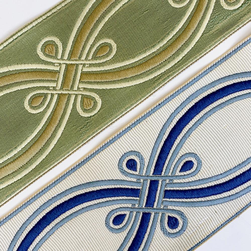 90mm Ornate Loop Design Tapestry Trim, view 3